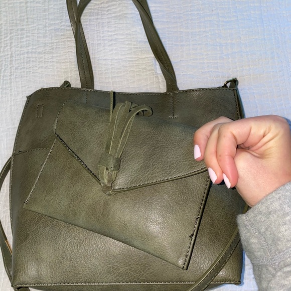 Anthropologie green leather purse - Picture 13 of 16